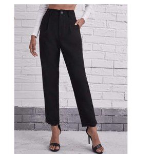 SHEIN High Waisted Slant Pocket Tailored Pants